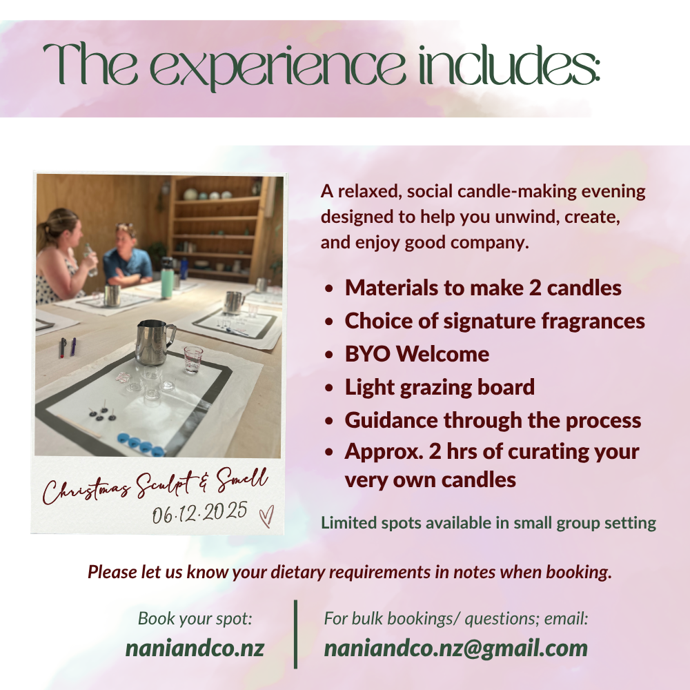 Pour & Sip - Candle Making Workshop
