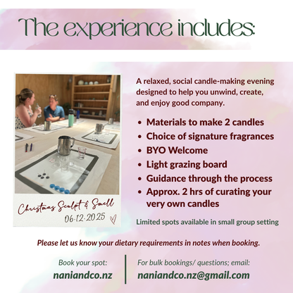 Pour & Sip - Candle Making Workshop